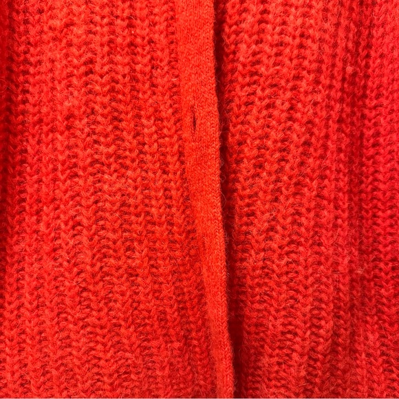Sezane Emile Cardigan Red Alpaca XS - Picture 6 of 6